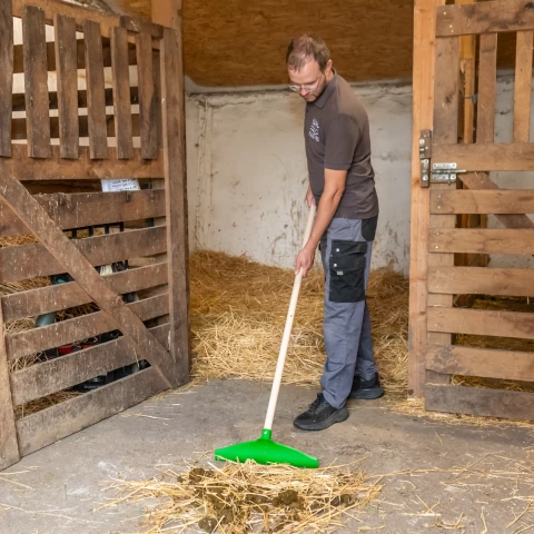 Raschietto per spingere letame, plastica, 40 cm