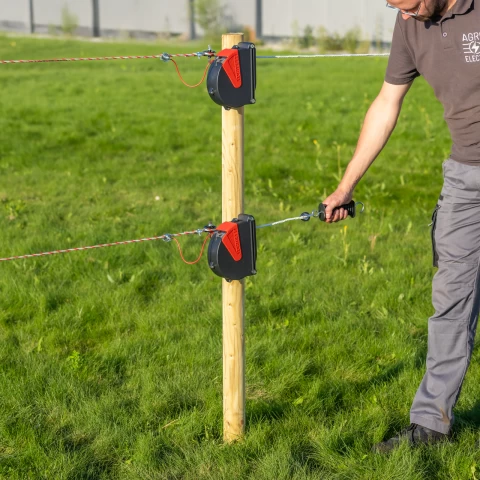 Set cancello con filo per recinto elettrico, Ako Flexigate, 7,5 m