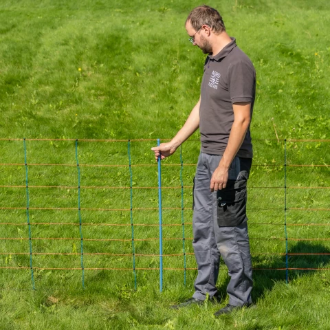 Rete per recinto elettrico, TitanNet Premium, 50 m × 90 cm