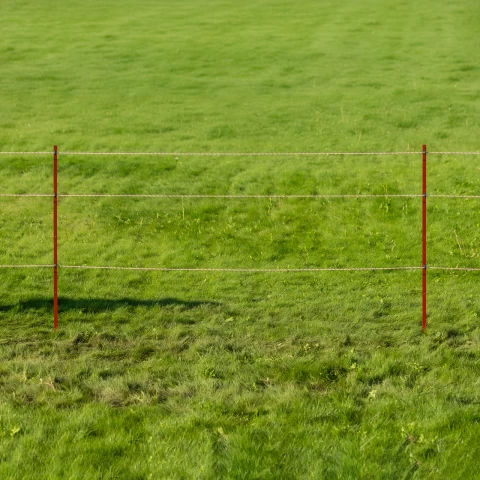 Palo in acciaio quadrato 25 × 25 mm, 165 cm