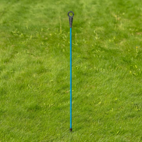 Palo in fibra di vetro, AKO Oval Premium, 110 cm, azzurro, 10 pz.