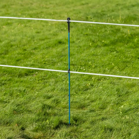 Palo in fibra di vetro, AKO Oval Premium, 110 cm, azzurro, 10 pz.