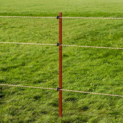 Palo in acciaio quadrato 25 × 25 mm, 150 cm, 10 pz.