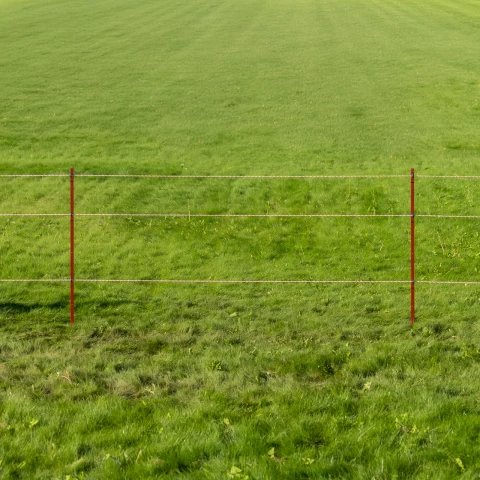 Palo in acciaio quadrato 25 × 25 mm, 150 cm, 10 pz.