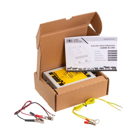 Elettrificatore Classic DL 4100, 4,1 Joule, con adattatore di rete 230/12 V