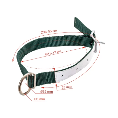 Collare per pecore, verde, 60 cm