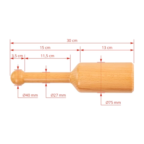 Martello da maniscalco in legno, Dick, 30 cm